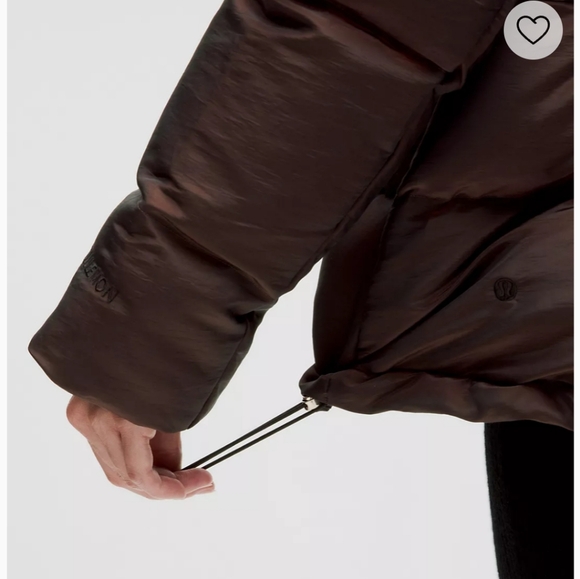 NWT Lululemon Wunder Puff Down Jacket Iridescent Brown Winter Coat Womens Size 6 - Picture 9 of 16